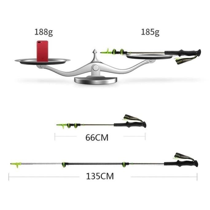 Trekking Pole Naturehike Ultralight Carbon St06 Nh17D006-D