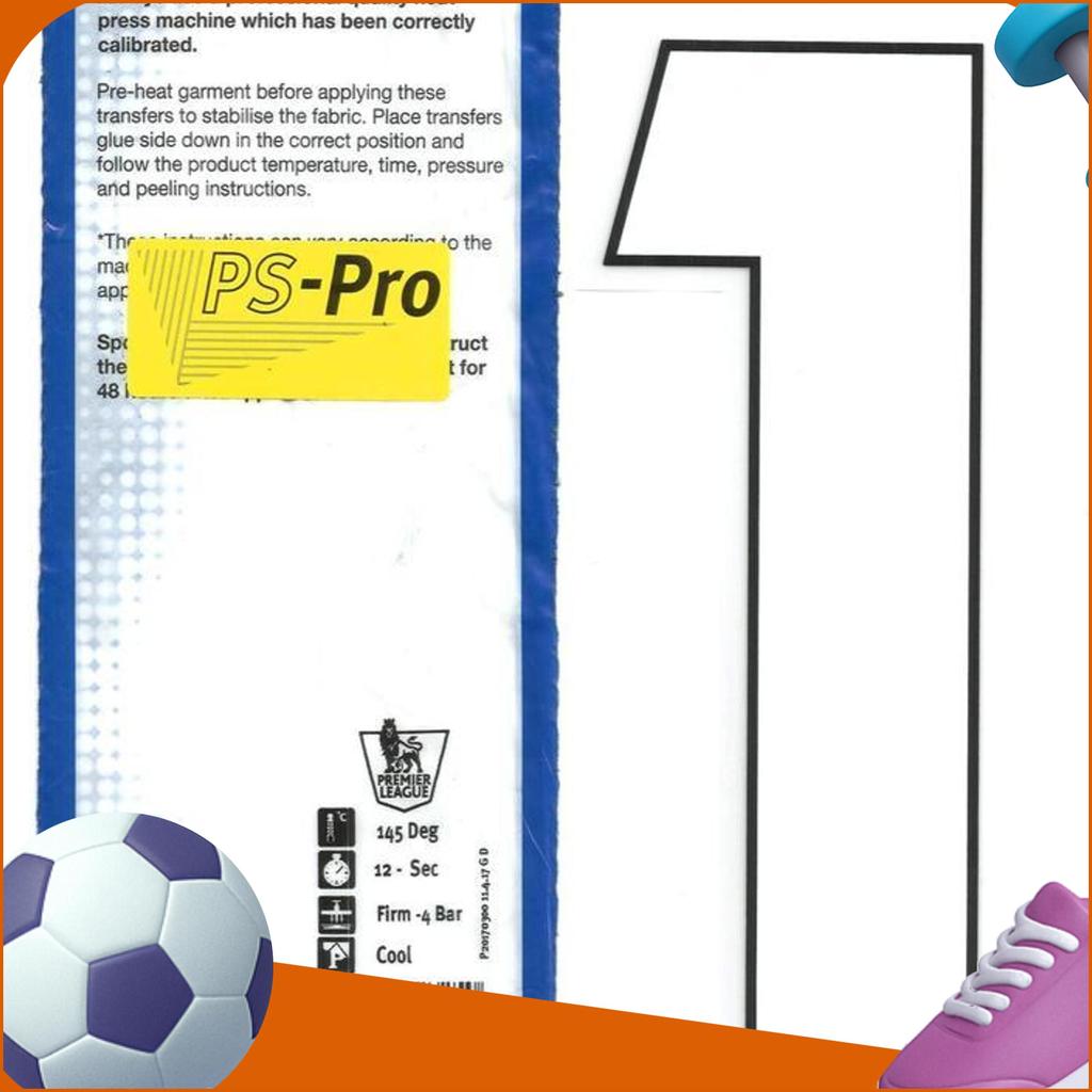 Ps Pro Sid 2017-19 / Putih = Angka (Customize). Liga Domestik. Epl