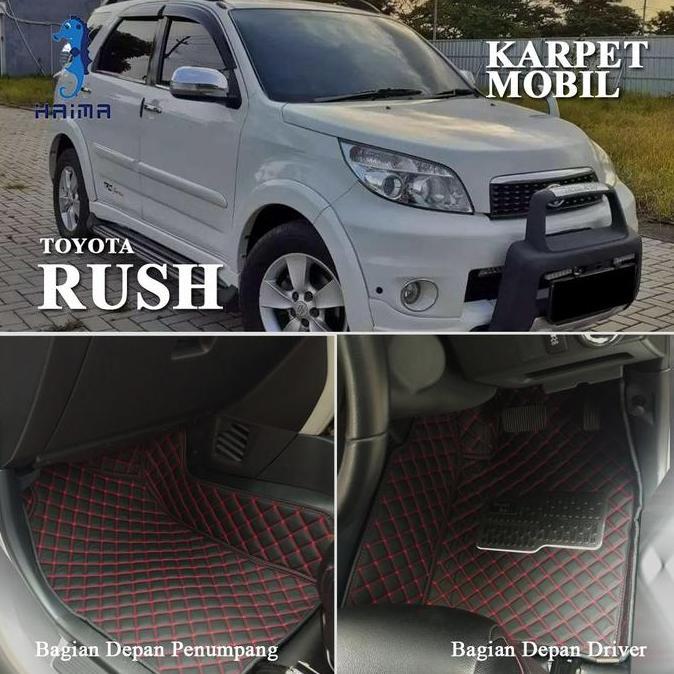 Promo Haima Karpet Lantai Mobil Toyota Rush Th 2012-2017 Fullset COD