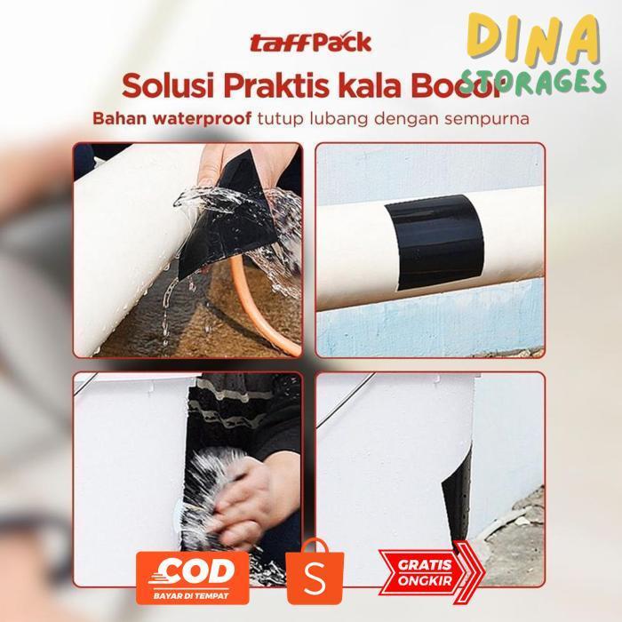 fn-56 Lakban Tambal Plastik Pralon Ember Bak / Lem Ember Anti Bocor Super Kuat Flex Tape TaffPACK Be