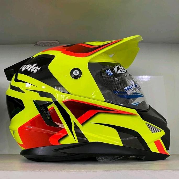 helm cross mds super pro seri 2 yellow baru