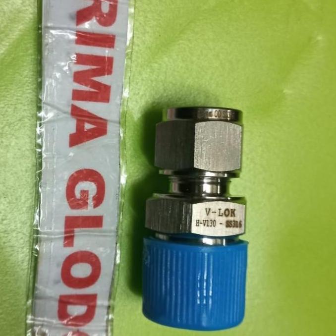 Ready Male connector ss316 3/8od x 1/4/v-lok connector 3/8od x 1/4npt