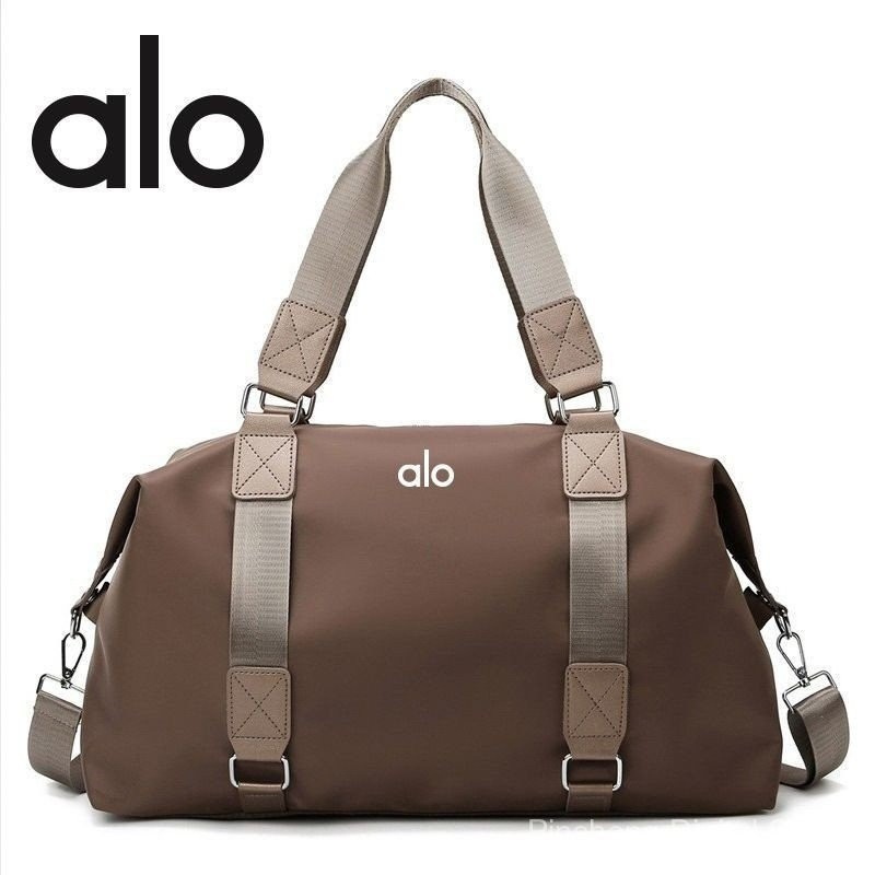 Alo 2026 New Solid Color Gym Bag Portable Yoga Bag Female Dry Wet Separation Waterproof Large-Capaci