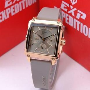 Ready EXPEDITION 6618 BF RUBBER WANITA ORIGINAL GARANSI 1TAHUN Jam Quartz Stainless Watch