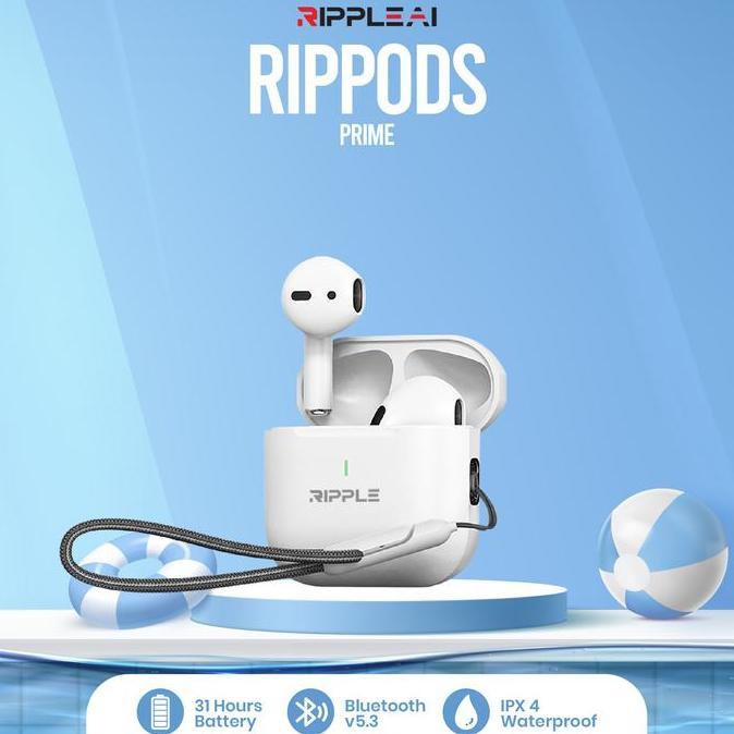 Transvior11 - Ripple Rippods Prime Tws Bluetooth Earphone Noise Cancelling Bass Cod