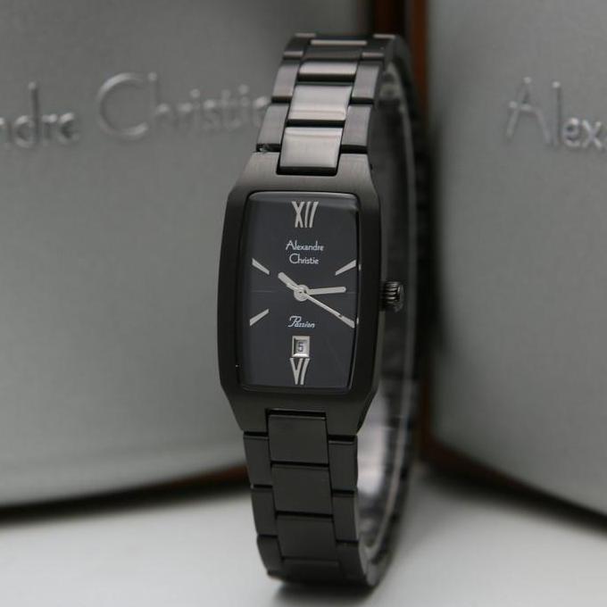 Ready ALEXANDRE CHRISTIE AC 2455 AC2455 WANITA FULL BLACK ORIGINAL