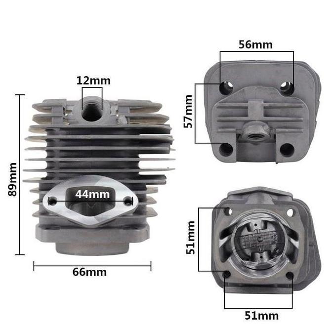 Blok Maestro 5800 Block SENSO Maestro 6500 Cylinder Blok Chainsaw 5800 Gergaji Monitor