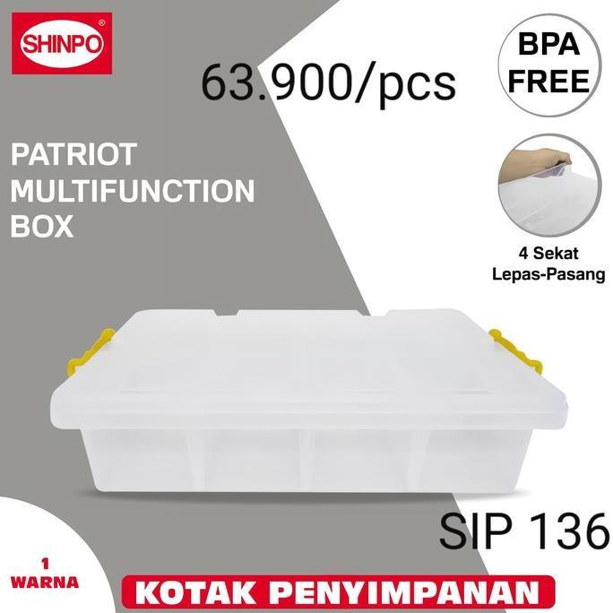 PATRIOT Container Box CB 19 SIP 136 Kapasitas 19 Liter 19Liter 19L