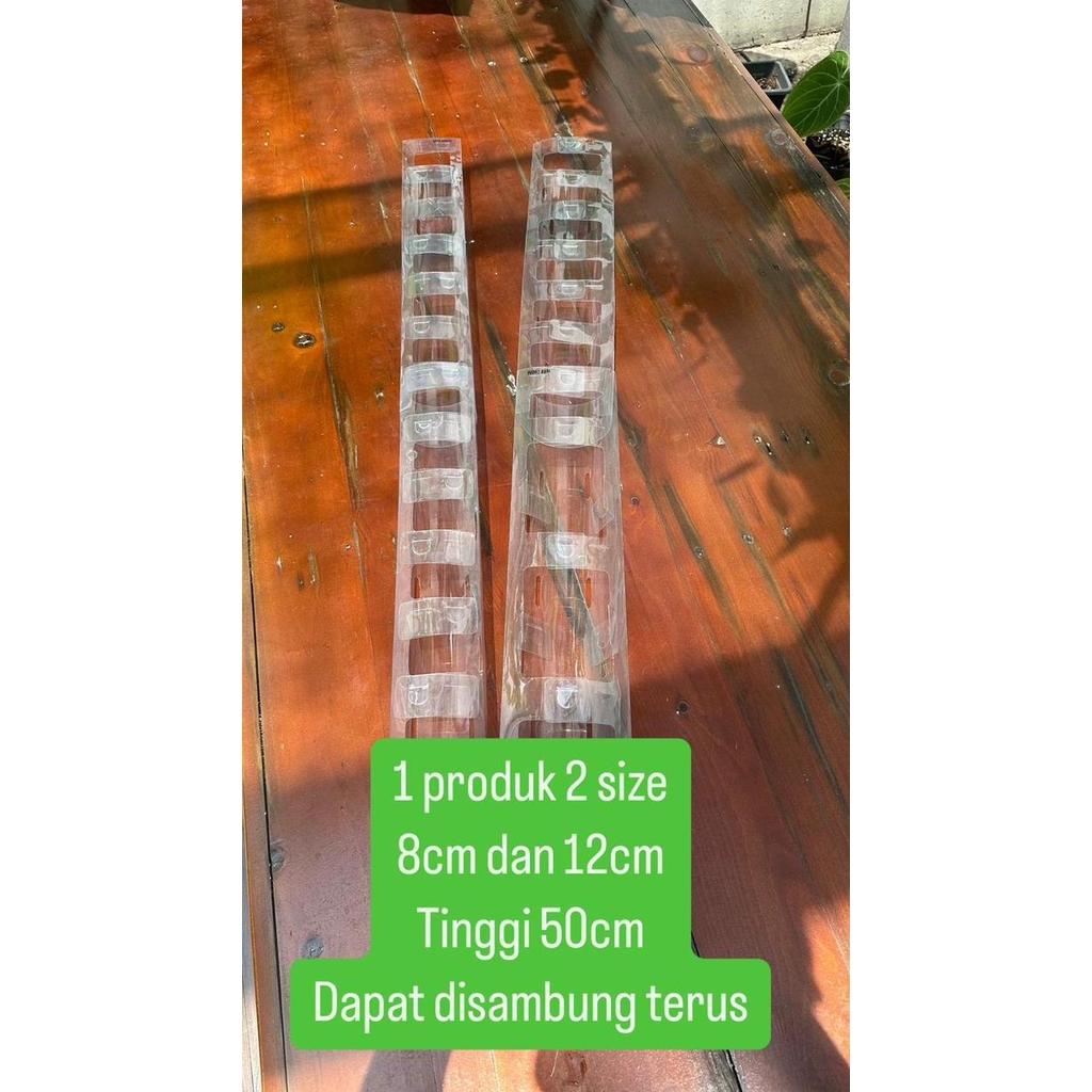 6 pcs TurusTetik GROSIR / Turus Plastik Mika Bening Mica / Moss pole TURUS ESTETIK