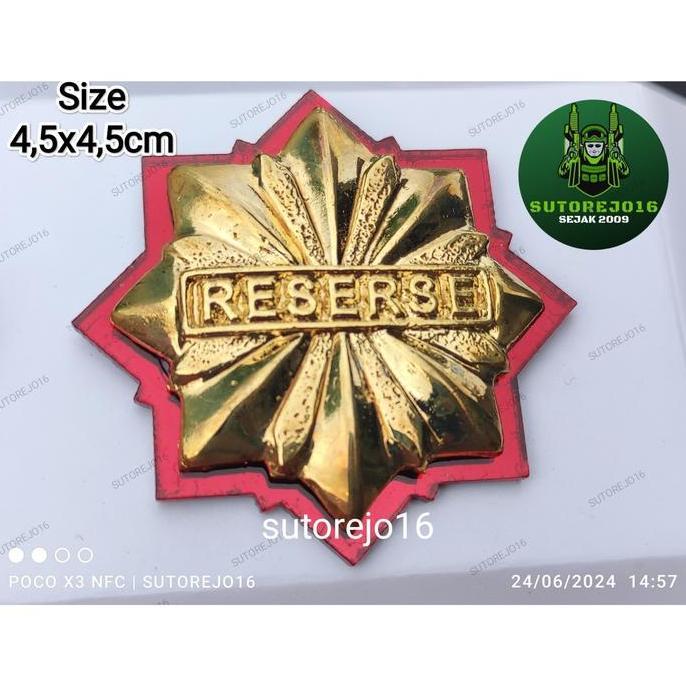 lencana pin kecil pdh reskrim