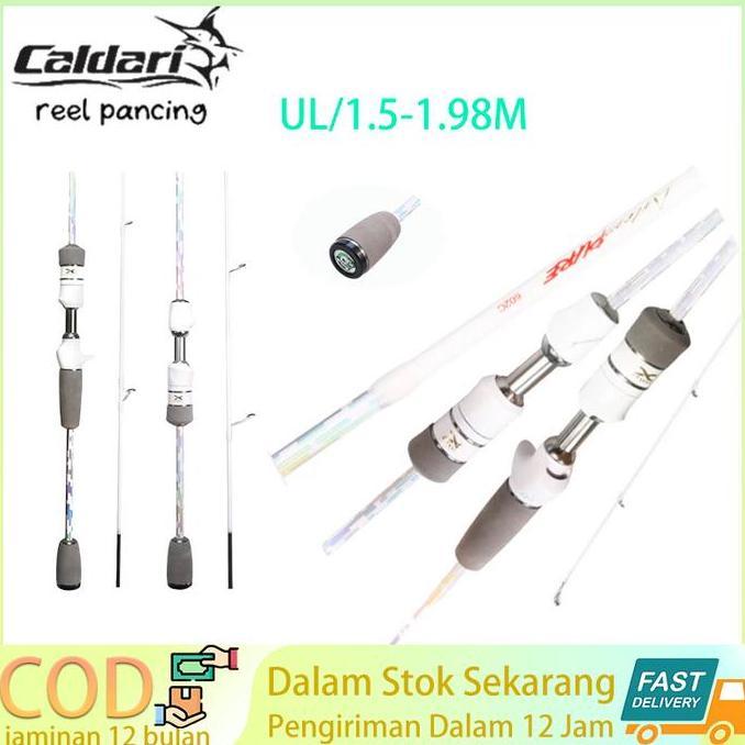 Joran Pancing Artemispure Ul Karbon Ujung Padat Joran Putar Ultraringan Joran Casting Joran Pancing 