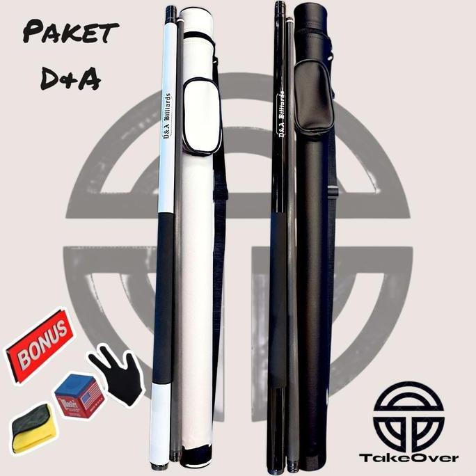 D&A Billiards Cue Paket + Tas Billiards