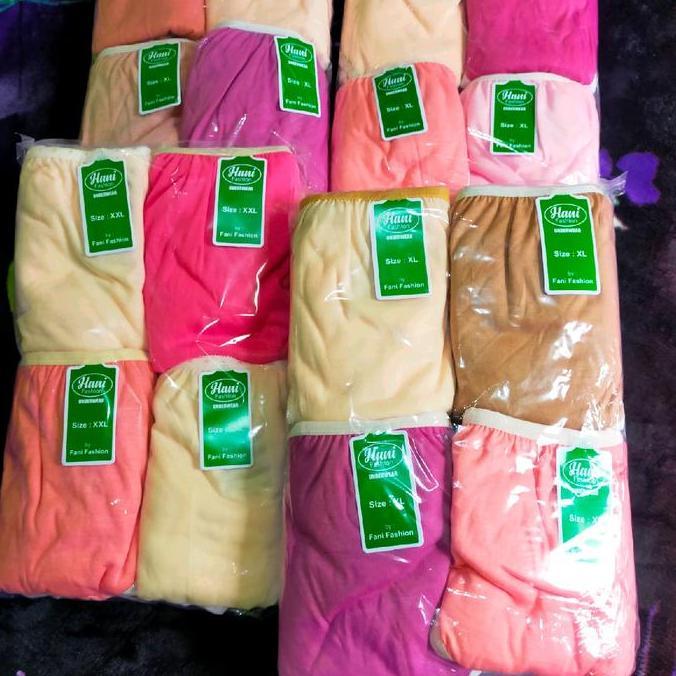 Promo Celana Dalam Wanita 1Lusin | 12 Pcs Celana Dalam Wanita (Warna Randem) COD