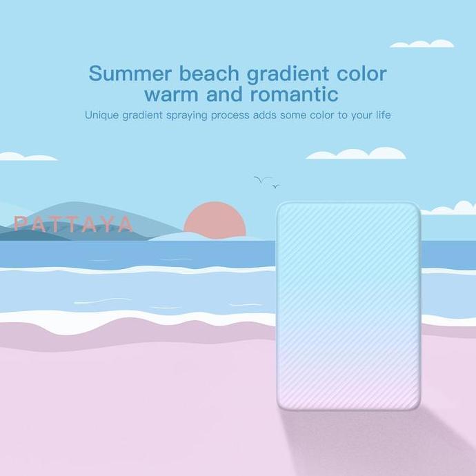 KiiP E48 Power Bank Fast Charging 20W Quick Charge Type C PD Led Powerbank mengisi Baterai banyak pe