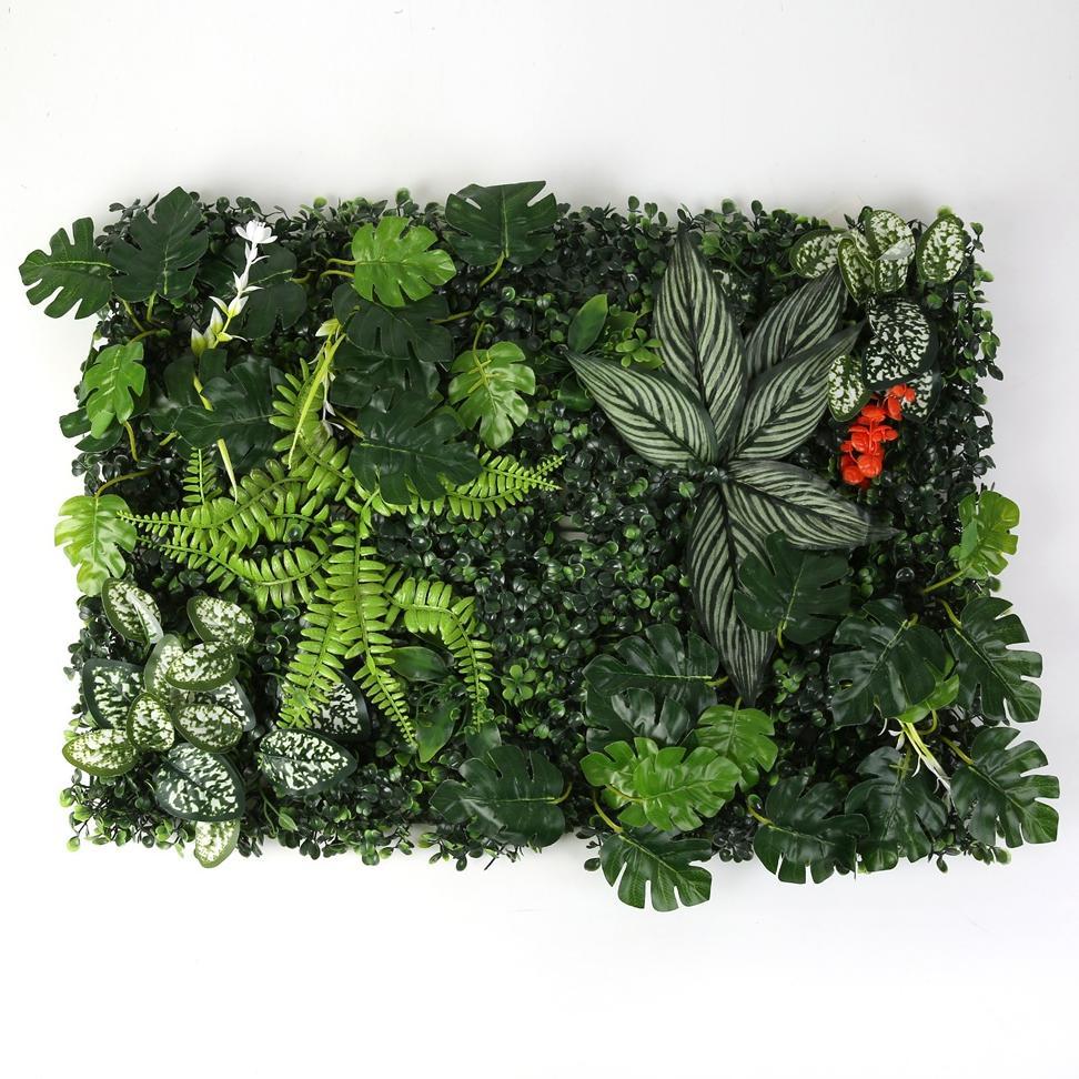 Daun Sintesis Premium Hias Ornamen Dekorasi Rumah Pagar Dinding Roll  Rumput Buatan Plastik