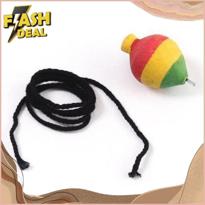 Hanya Hari Ini Promo Murah Gasing Kayu / Kekehan Gasing Kayu / Gangsing Kayu Plus Tali Mainan Jadul 