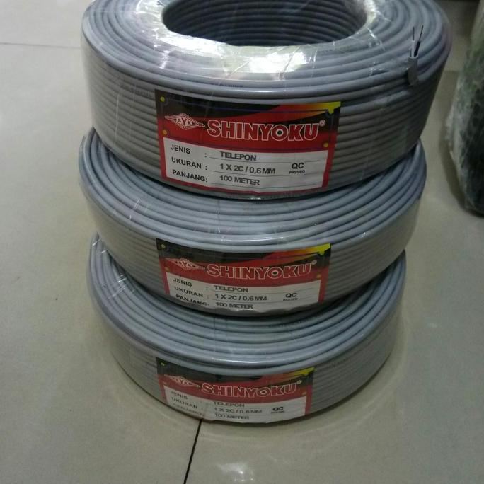 Sale Shinyoku Kabel Telepon 100 Meter
