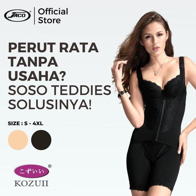 Promo Kozuii Korset Pelangsing Batu Turmalin - Soso Teddies COD