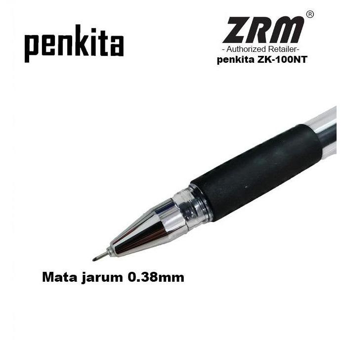 Ready Gel Pen  / Pulpen / Pena ZRM ZK-100NT Penkita 0.38mm