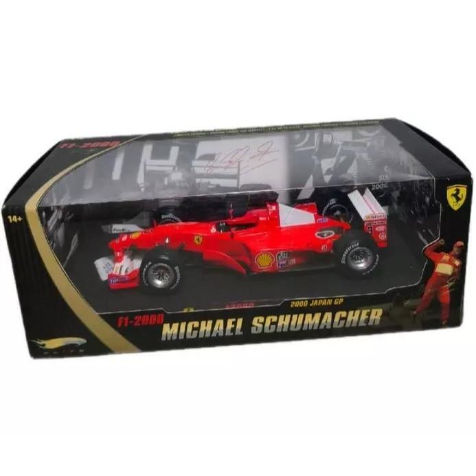 Hotwheels Elite 1/18 Ferrari Formula 1 Michael Schumacher F2000 With Sign Super Rare
