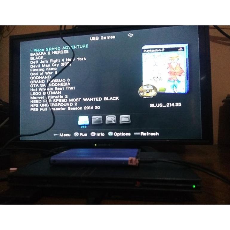 TERMURAH PS2 SLIM DAN FAT MATRIX MULTIFUNGSI KASET FLASHDISK