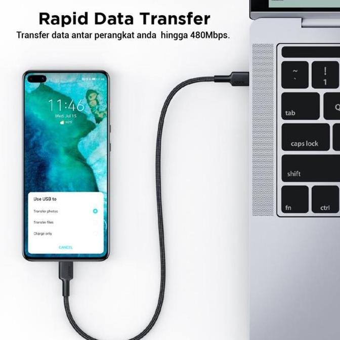 Aukey CB-CD37 USB C To C 3A 3M (NO PACKING & NO WARRANTY)