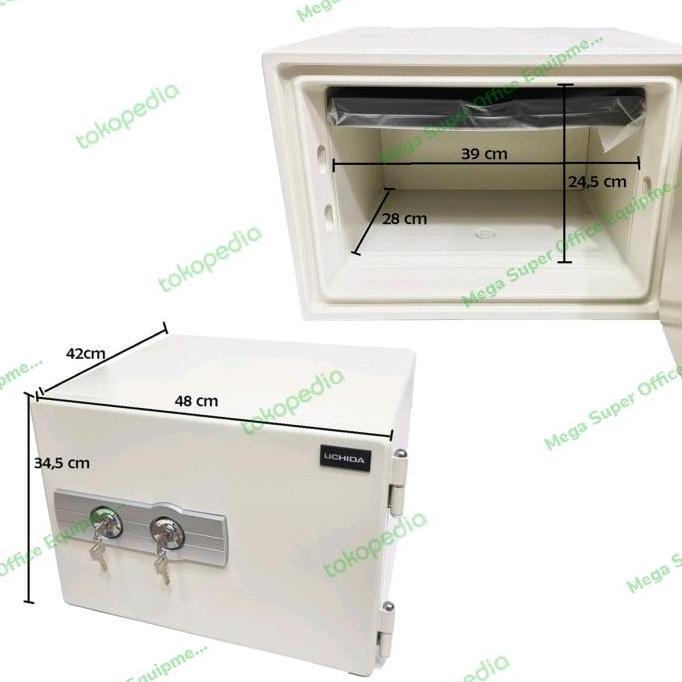 Brankas Tahan Api Uchida Hs36 Brankas Uchida Hs-36 Safety Box Uchida