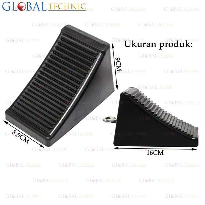 Rubber Wheel Chock 1KG / Pengganjal Ban Mobil Motor / Car Stopper Block