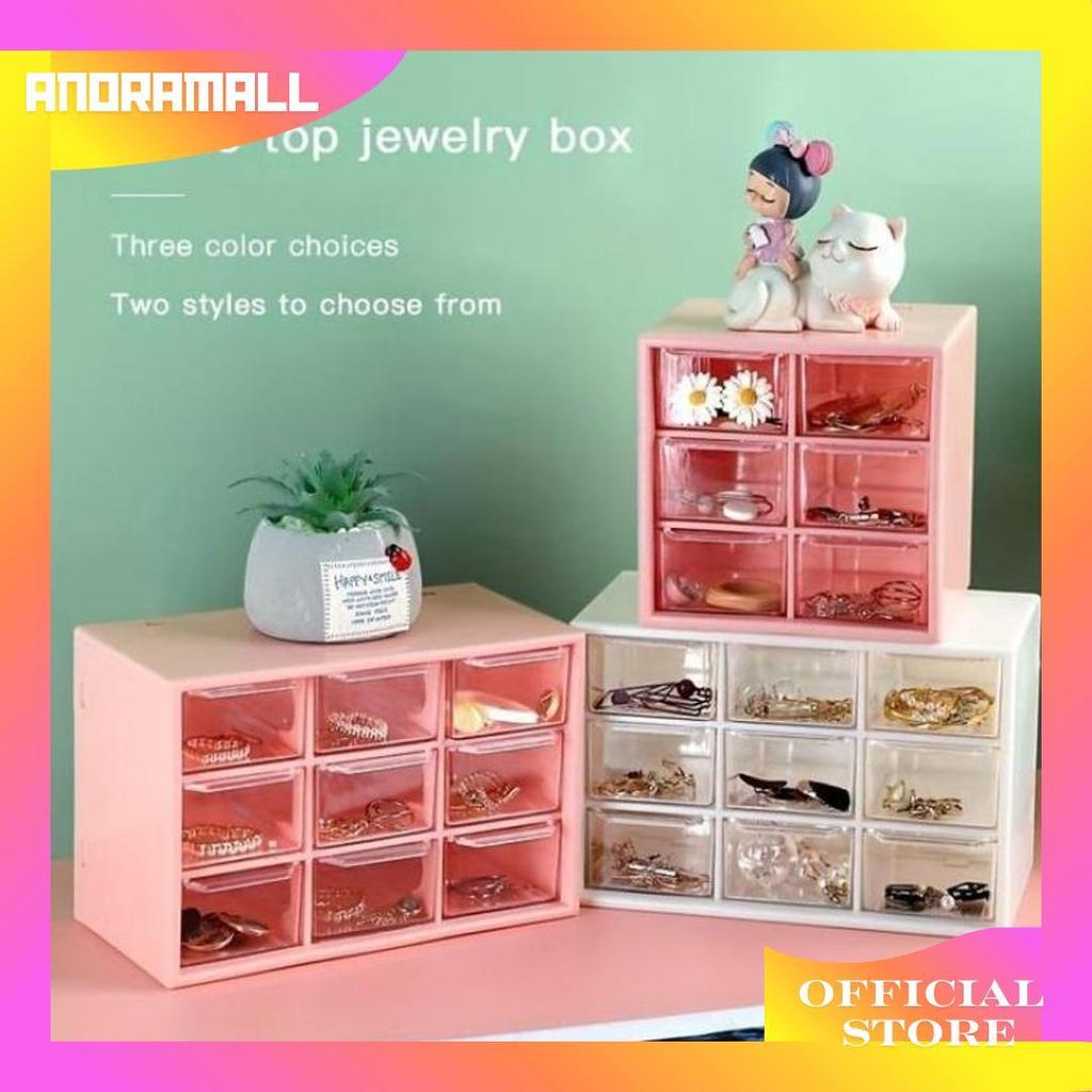 Kotak Laci / Rak Laci Penyimpanan / Laci Mini Serbaguna / Lemari Kotak Perhiasan / Rak Aksesoris Sek