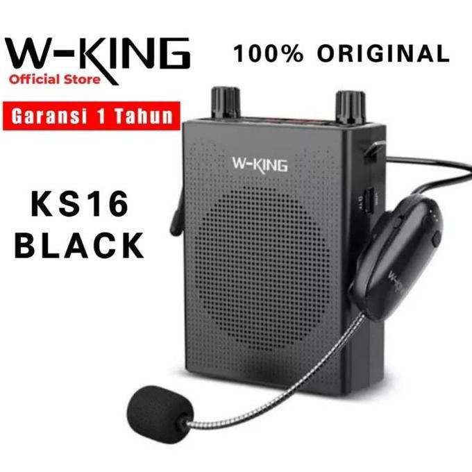 Wking Speaker Mini Pinggang Mic Tour Guide Bluetooth Mini Portable W-king mengajar seminar Tour guid