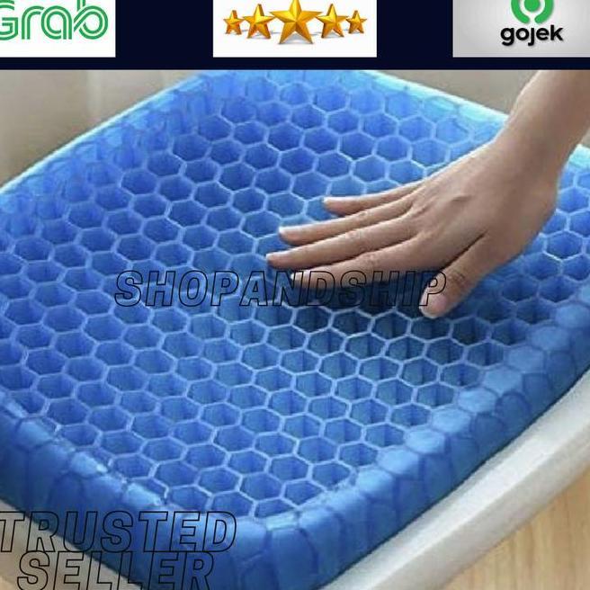 Bantal Duduk Silikon Empuk Alas Duduk Gel Mobil Kursi Lantai