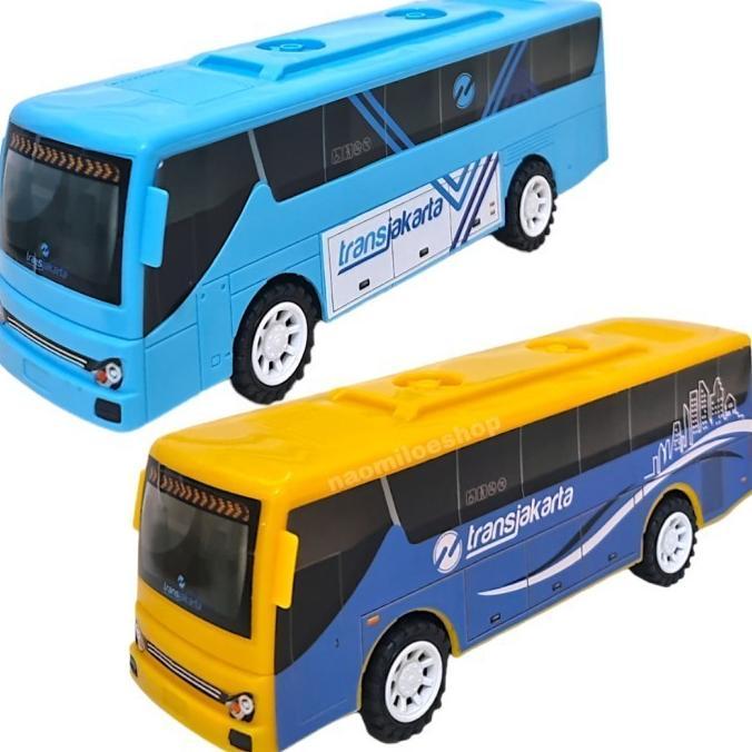 Yt- Busway Trans Jakarta Mainan Bus Transjakarta Besar Mainan Bis Anak Edukasi - Mainan Busway Anak 