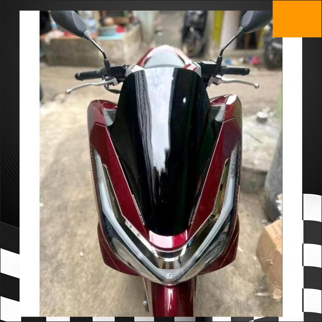 Roadsync Visor Baru Pcx 160 2025 Siap Pakai Ketebalan 3Mm - Windshield Pcx 160 2025 - Visor Ceper Pc