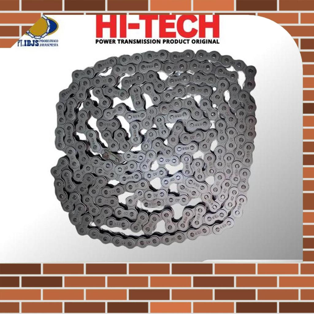 Hitech Roller Chain Rs 40-1 - Rantai 40 Single