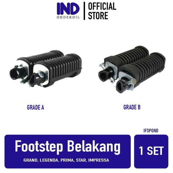 Karet Footstep-Barstep-Pijakan-Foot Step Belakang Astrea Grand/Legenda
