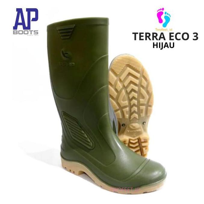 AP BOOTS TERRA ECO 3 - AP TERRA ECO 3 SIZE 38 - 43 - AP BOOTS HIJAU - HITAM - KUNING - ORANGE - SEPA