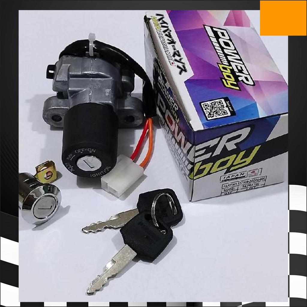 Kunci Kontak Set+Jok Motor Satria 150/Satria Fu 150 Karbu
