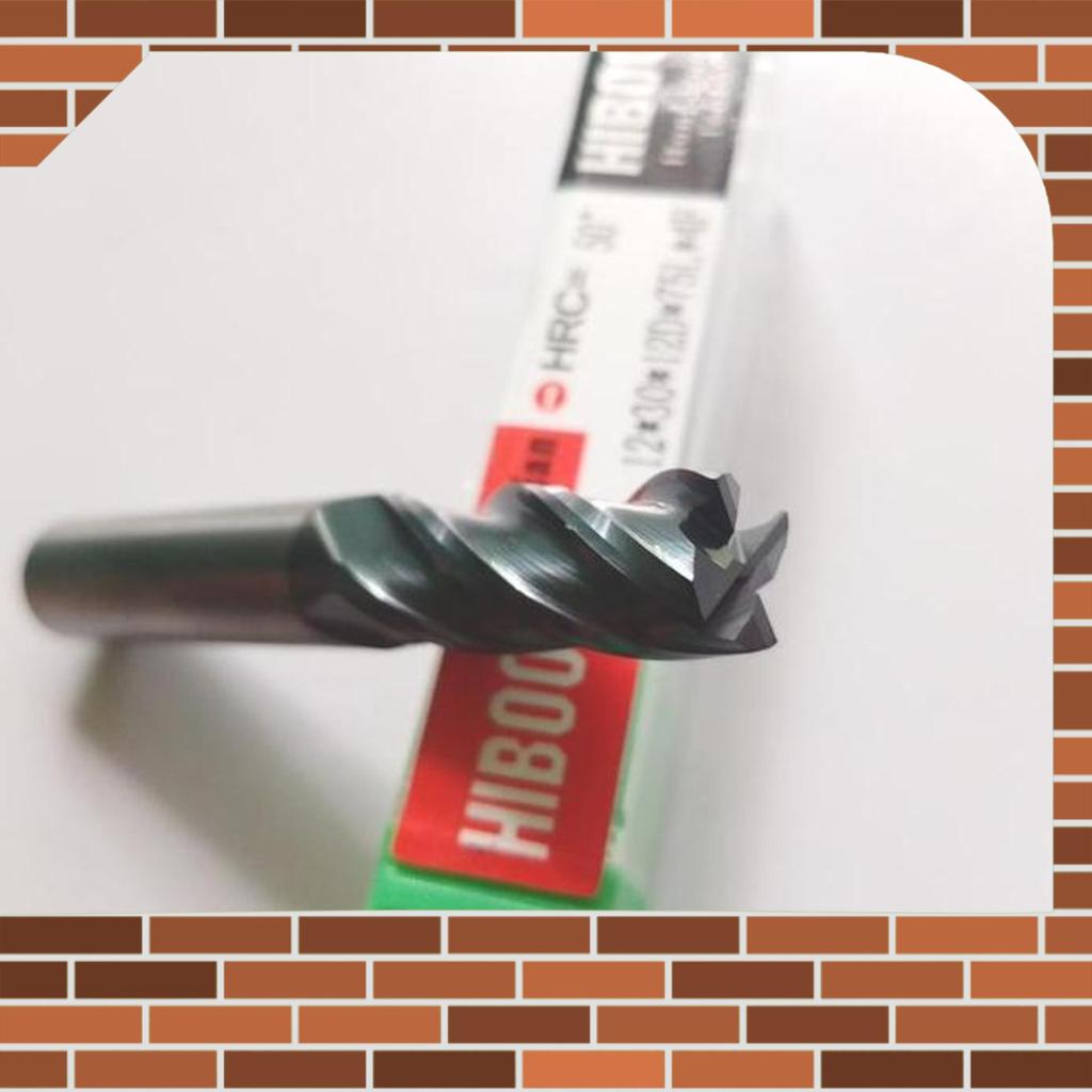 Endmill 12Mm Enmil Carbide D12Mm Flute 4 Hrc 50 Pahat Milling 12Mm L75 Hrc 50