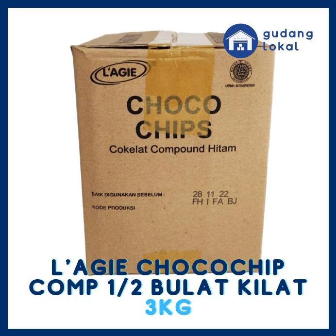 Ready CHOCO CHIPS 1/2 BULAT LAGIE 3KG