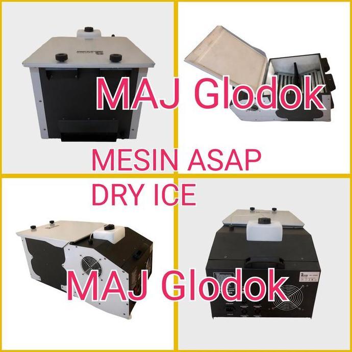 Mesin asap pakai dry ice dan cairan