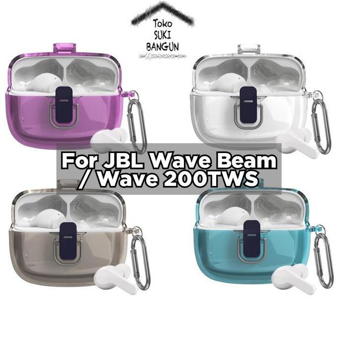 Case JBL Wave Beam / JBL Wave 200TWS SECURE LOCK Casing Cover Pouch Protector murah