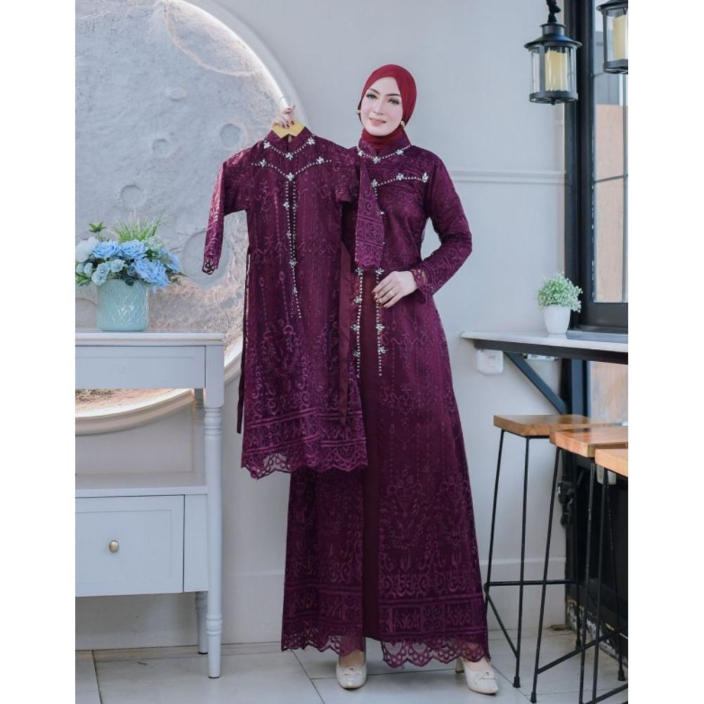 HS couple gamis ibu anak - gamis couple - gamis + hijab ibu