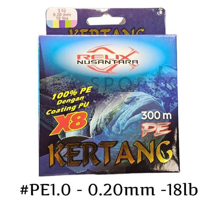 Senar PE Kertang X8 300 Meter PE Relix Nusantara