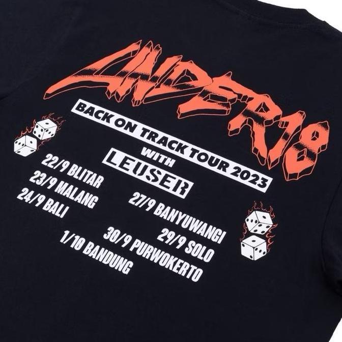 Kaos tshirt UNDER 18 - bot tour 2023 - by DISASTER RECORDS murah