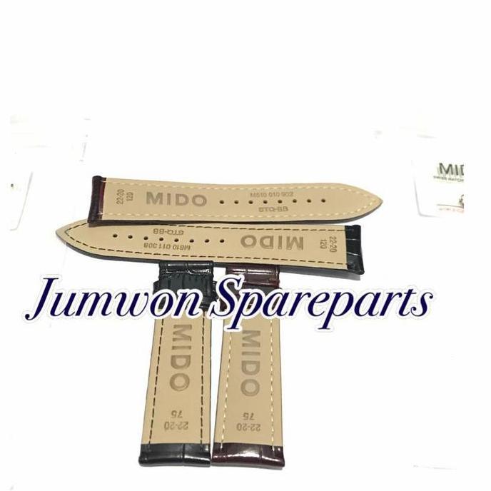 Strap Tali Kulit Jam Tangan Mido Tali Kulit Jam Mido murah