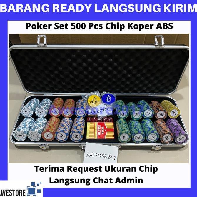 Board Game Koin Kartu Permainan Keluarga Ngumpul Party Asah IQ Set 500 Pcs Chip murah