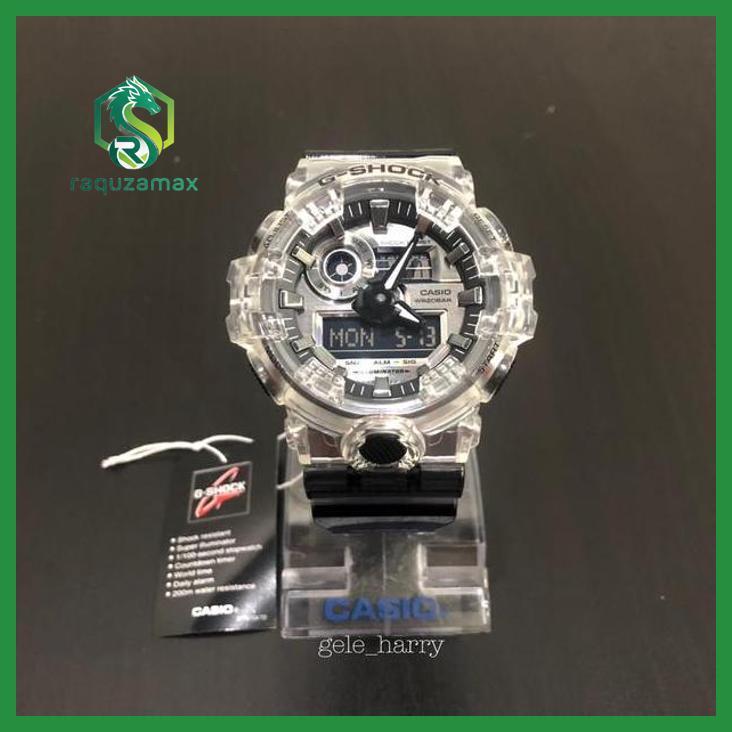 (ORIGINAL) CASIO GSHOCK GA 700SK-1A JAM TANGAN PRIA WANITA KANTOR CASUAL OUTDOOR