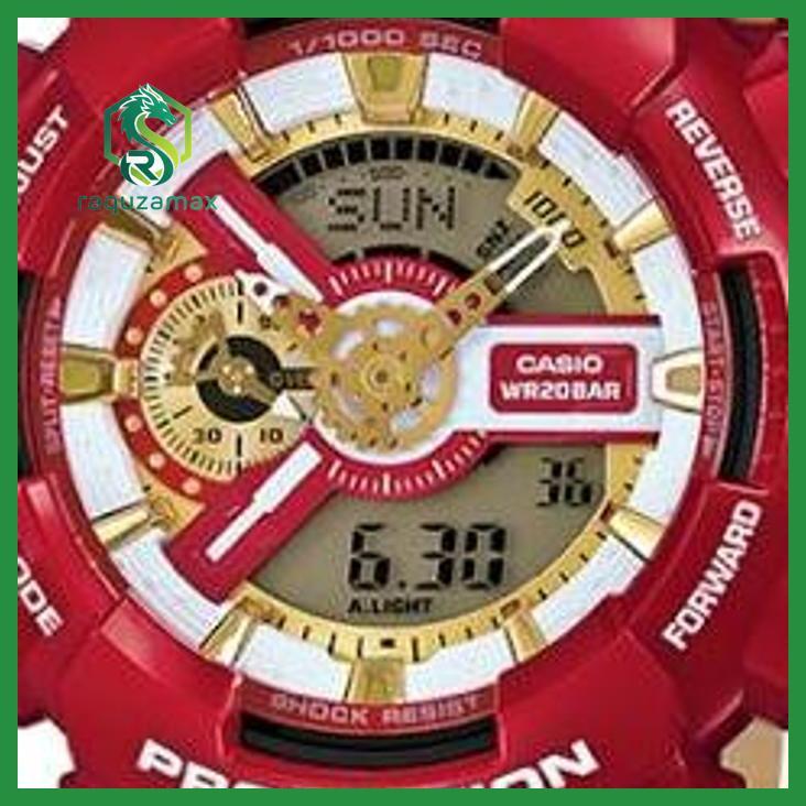 (ORIGINAL) GSHOCK IRONMAN GA 110CS-4 JAM TANGAN PRIA WANITA KANTOR CASUAL OUTDOOR