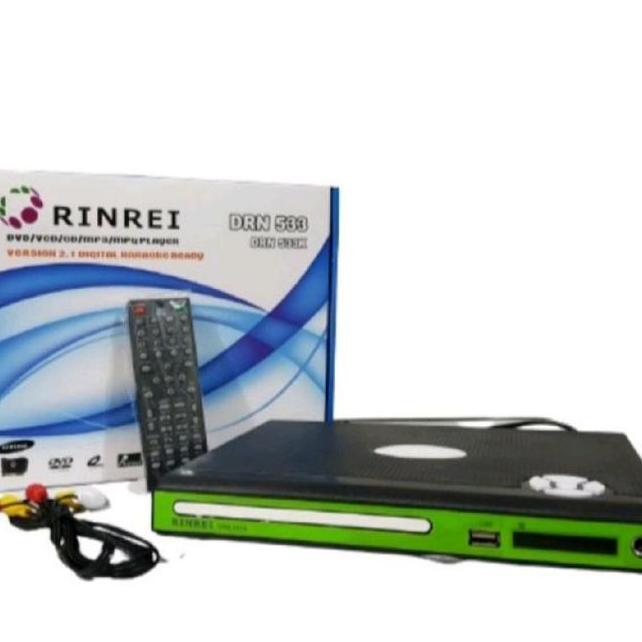 Dvd Vcd Cd Karaoke Rinrei Drn533K Mini Player Usb