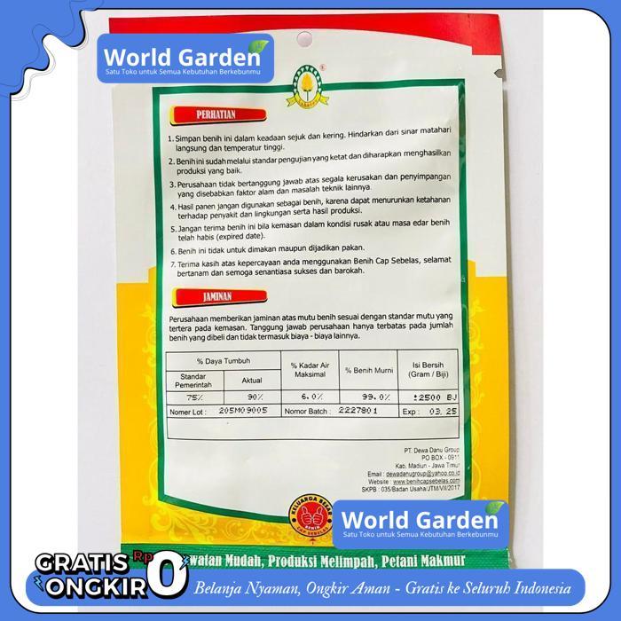 BENIH CABE KERITING SAPUJAGAT ISI 2500AN BUTIR DARI CAP SEBELAS TERMURAH